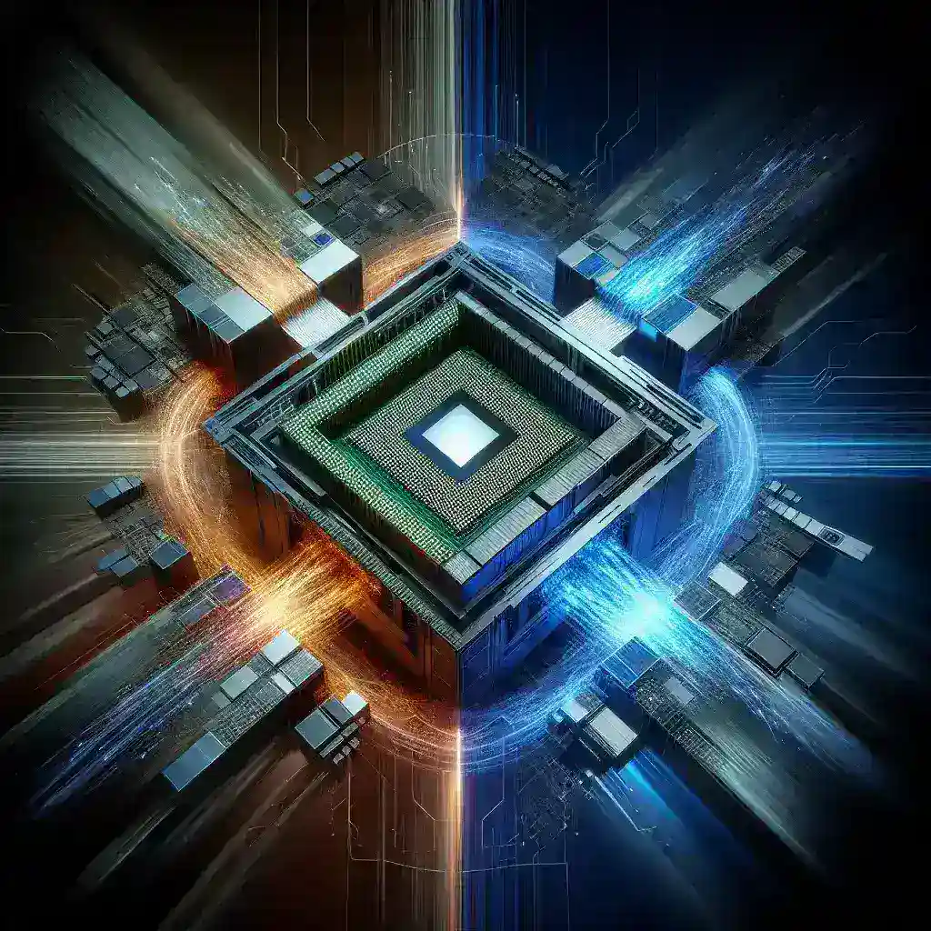 Integrasi QPU GPU CPU di Pusat Komputasi Hibrida